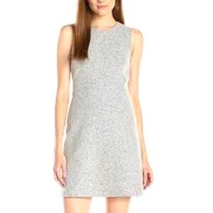 THEORY VIRGIN WOOL Sleeveless Women's Dresses Women Size 8 GREY Dress